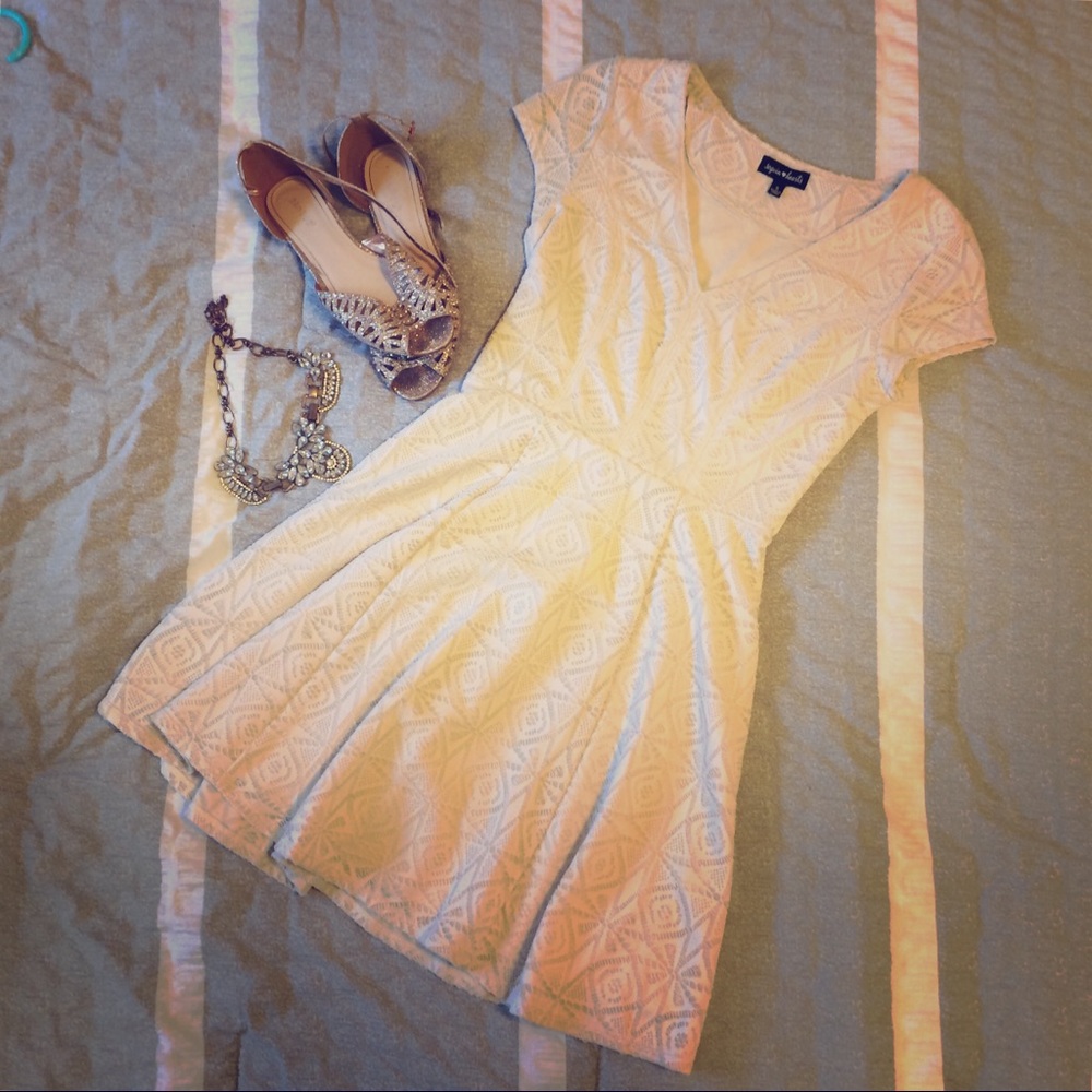 Off-White Lace Dress (worn once)